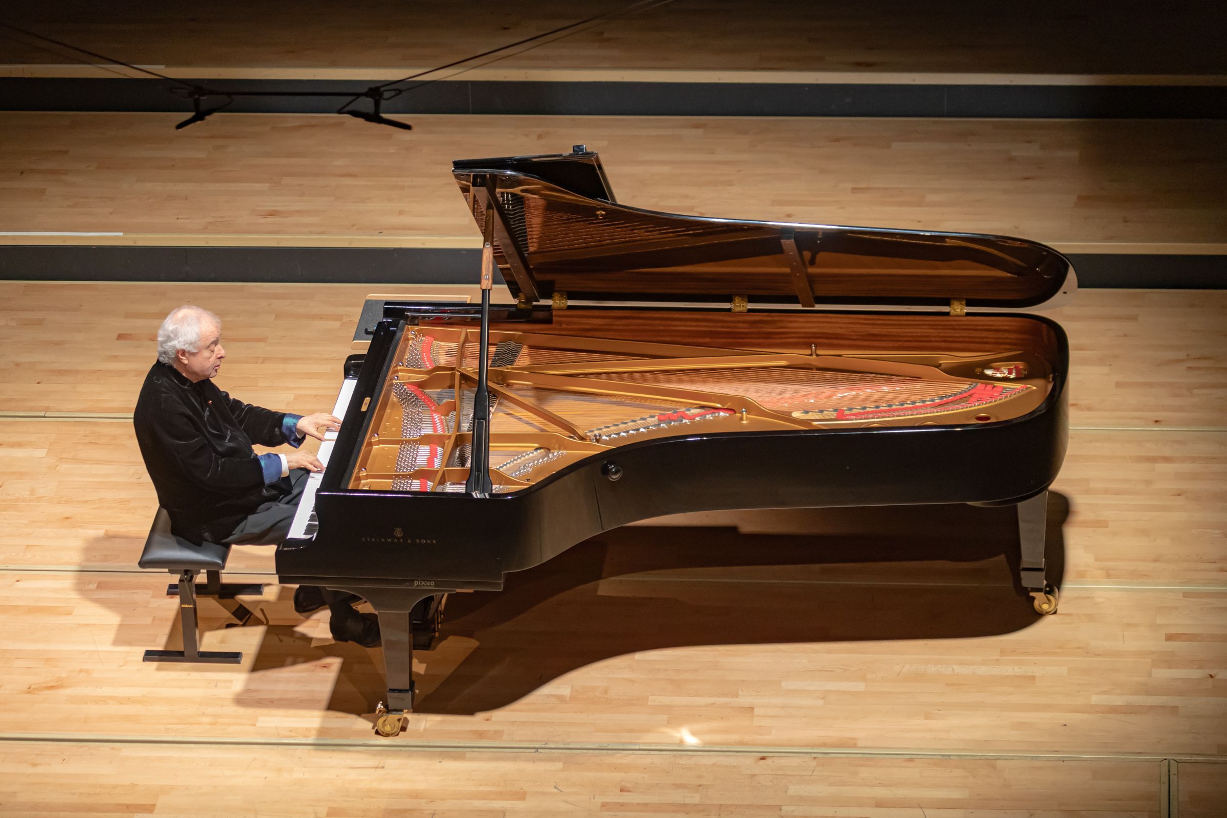 András Schiff dans la Halle aux grains &copy; William Wartel