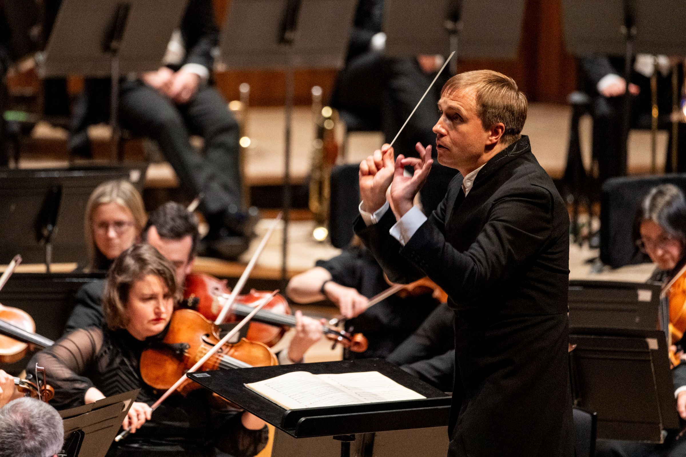 Vasily Petrenko conducts the Royal Philharmonic Orchestra &copy; Sarah Louise Bennett