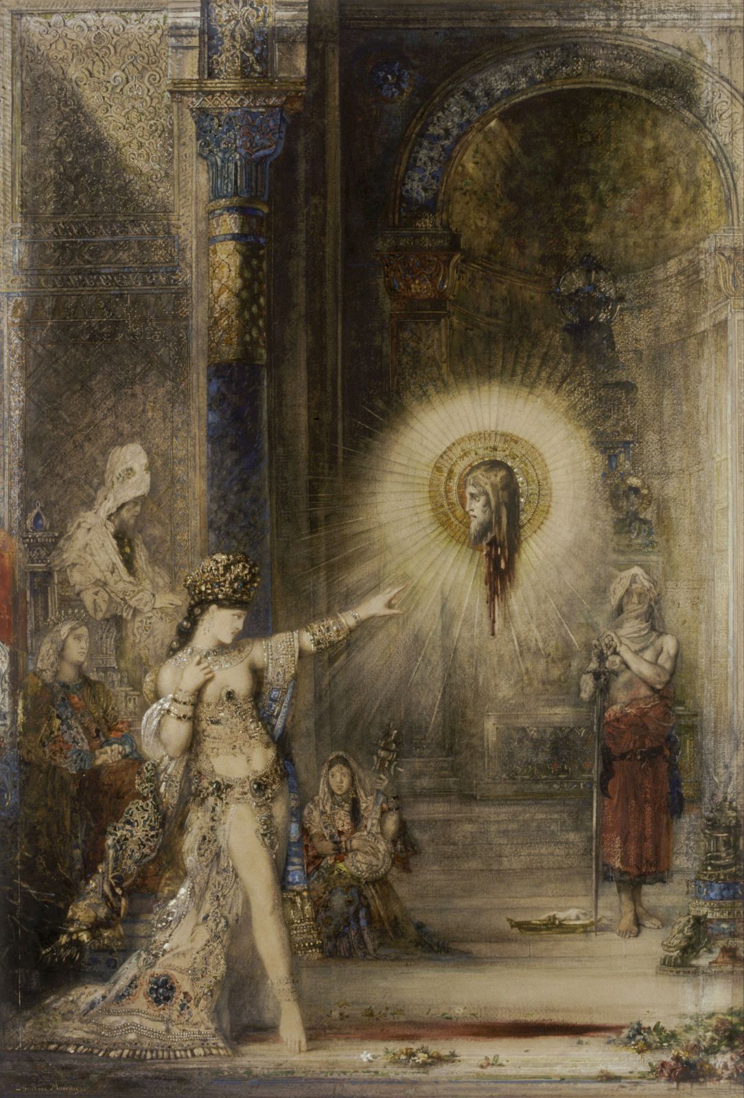 Salome’s vision of John the Baptist: Gustave Moreau’s <i>The Apparition</i> &copy; Musée d'Orsay | Google Art Project