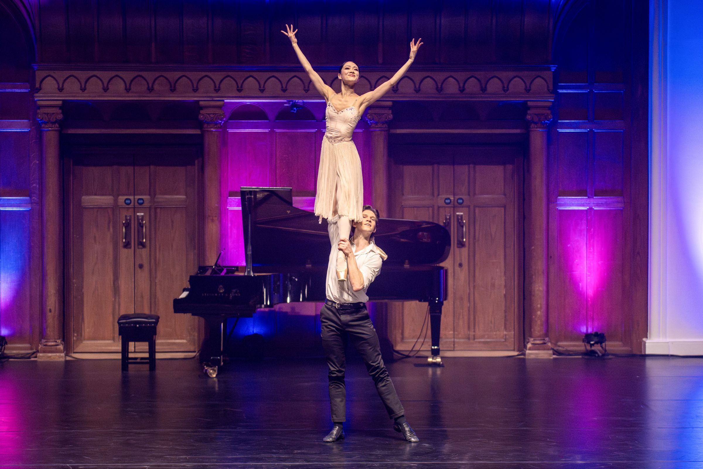 Sae Maeda and Harris Bell in <i>Moskowski Waltz</i> &copy; Deborah Jaffe