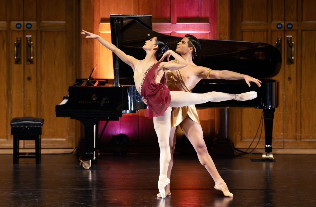 Laura Rodr&iacute;guez and Gael Ventura in the <i>Diana and Actaeon pas de deux</i> &copy; Deborah Jaffe