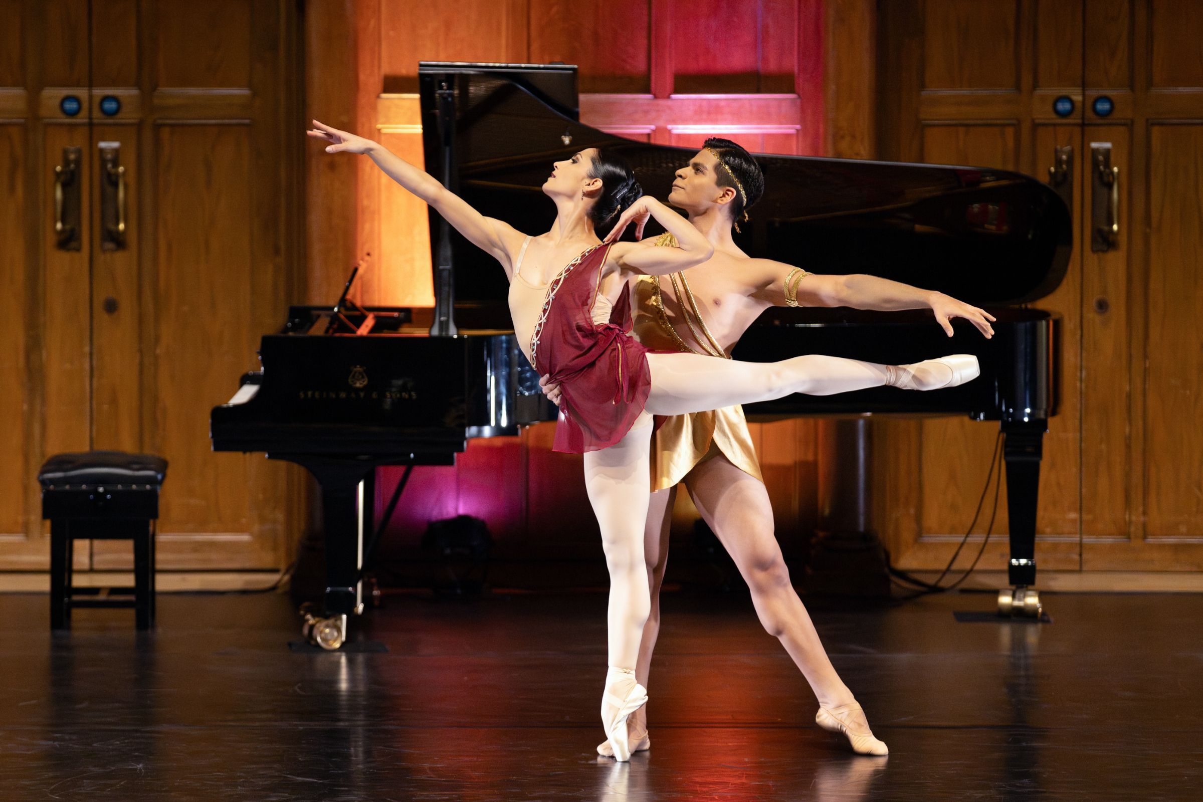 Laura Rodríguez and Gael Ventura in the <i>Diana and Actaeon pas de deux</i> &copy; Deborah Jaffe