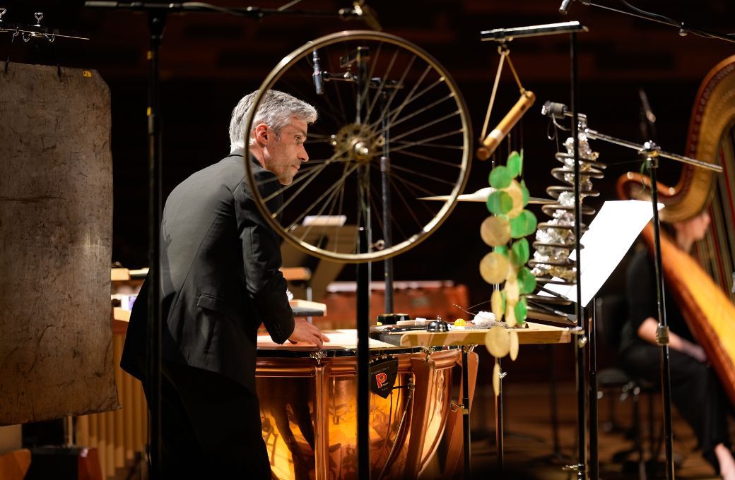 Nicolas Lamothe (percussions) dans <i>Prisme</i> &copy; Radio France / Christophe Abramowitz