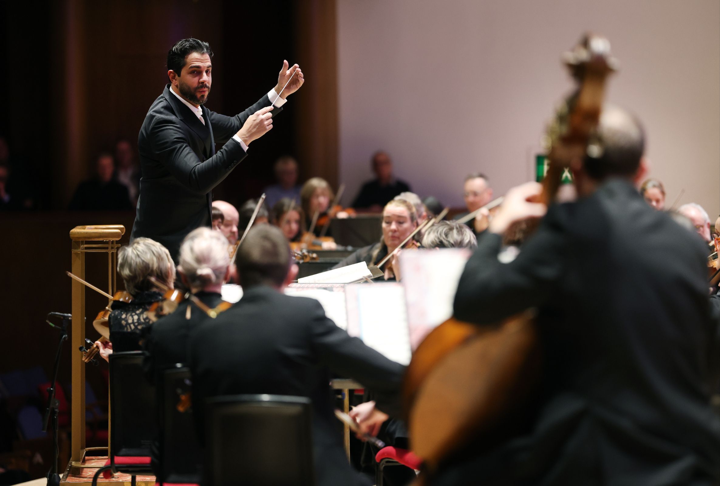 Domingo Hindoyan conducts the Royal Liverpool Philharmonic Orchestra &copy; Gareth Jones