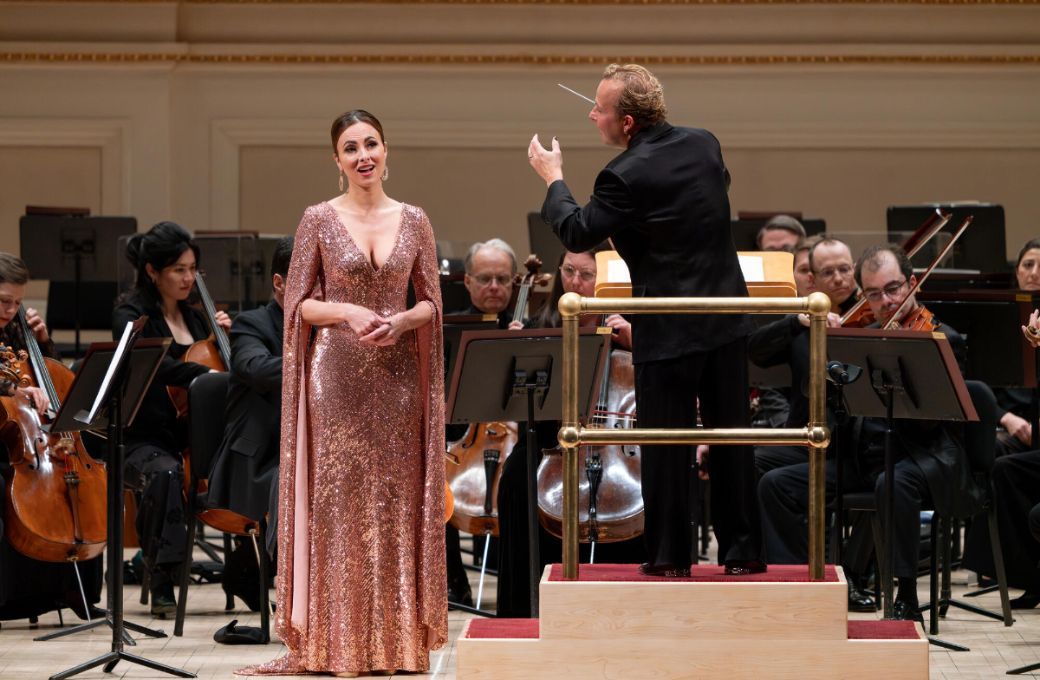 Isabel Leonard, Yannick Nézet-Séguin and the Met Orchestra © Jennifer Taylor