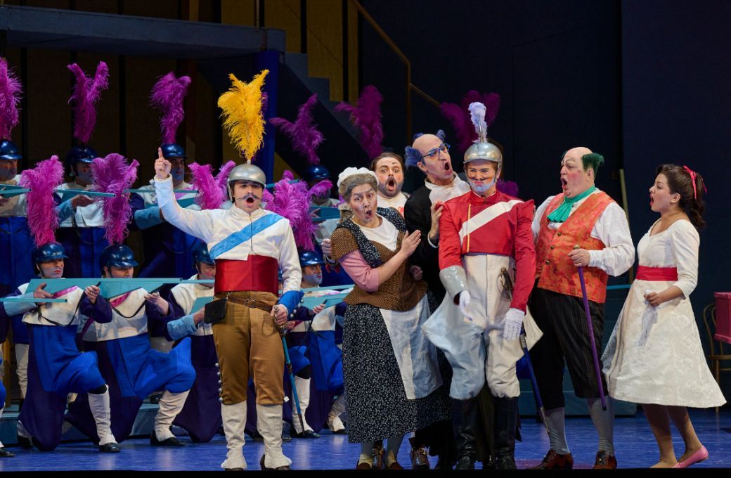 The cast of <i>The Barber of Seville</i> &copy; Michael Cooper
