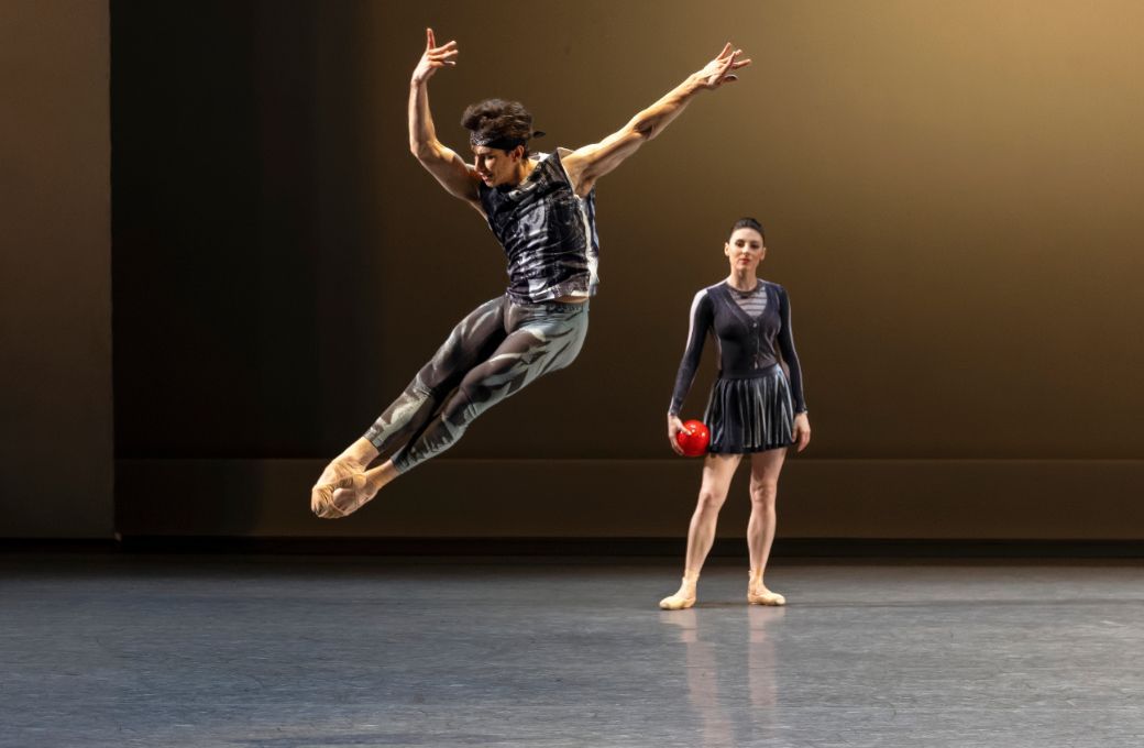 Roman Mejia and Tiler Peck in Justin Peck's <i>Dig the Say</i> © Erin Baiano