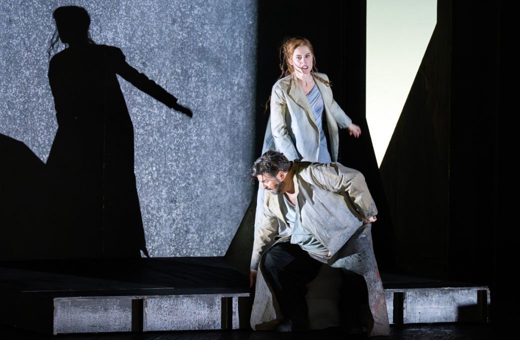 Malin Bystr&ouml;m (Isolde) und Michael Weinius (Tristan) &copy; Monika Rittershaus