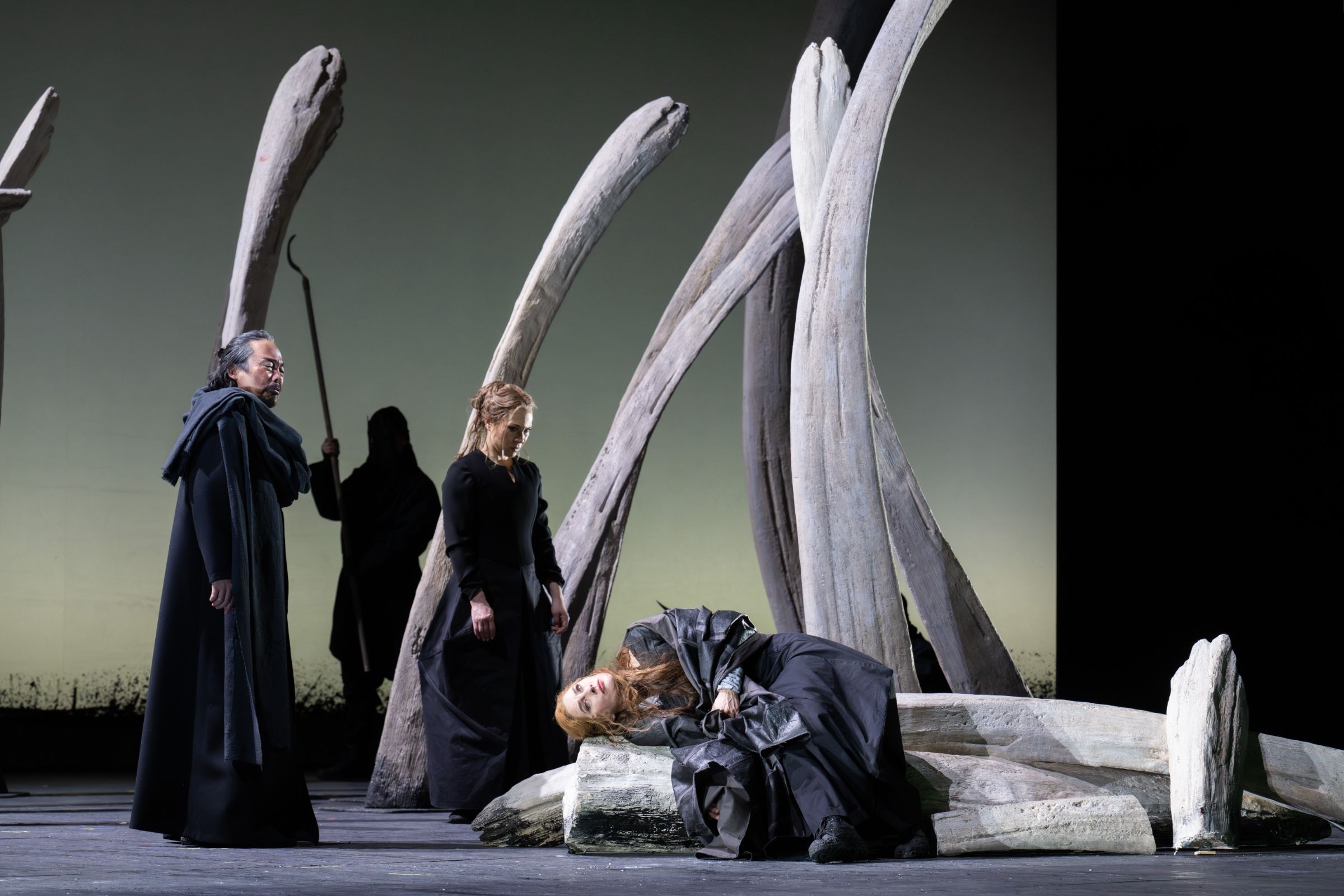 Liang Li (König Marke) und Malin Byström (Isolde) © Monika Rittershaus