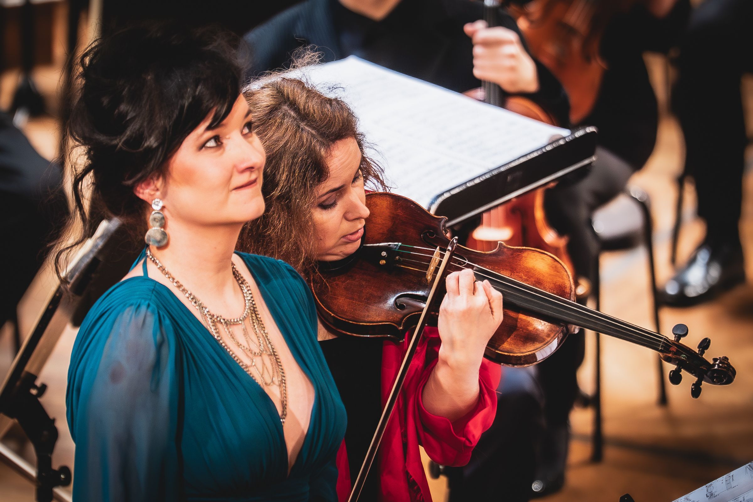 Anna Prohaska and Patricia Kopatchinskaja © Allan Cabral