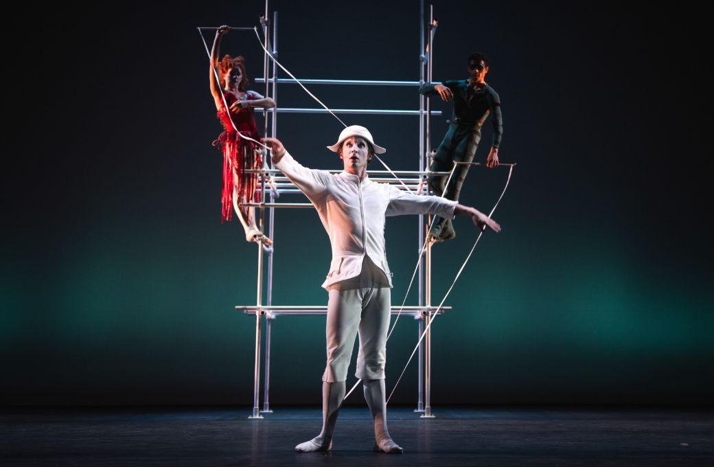Natalia Osipova, Joshua Junker and Patricio Revé in Glen Tetley's <i>Pierrot Lunaire</i> © 2026 RBO, Andrej Uspenski