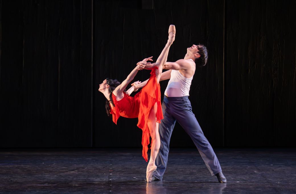 Anna Tsygankova as Carmen and Giorgi Potskhishvili as Don José in <i>Carmen</i> © Altin Kaftira