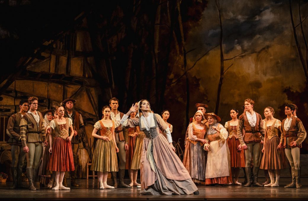 Elizabeth McGorian as Berthe with The Royal Ballet in Sir Peter Wright's <i>Giselle</i> &copy; 2026 Helen Maybanks