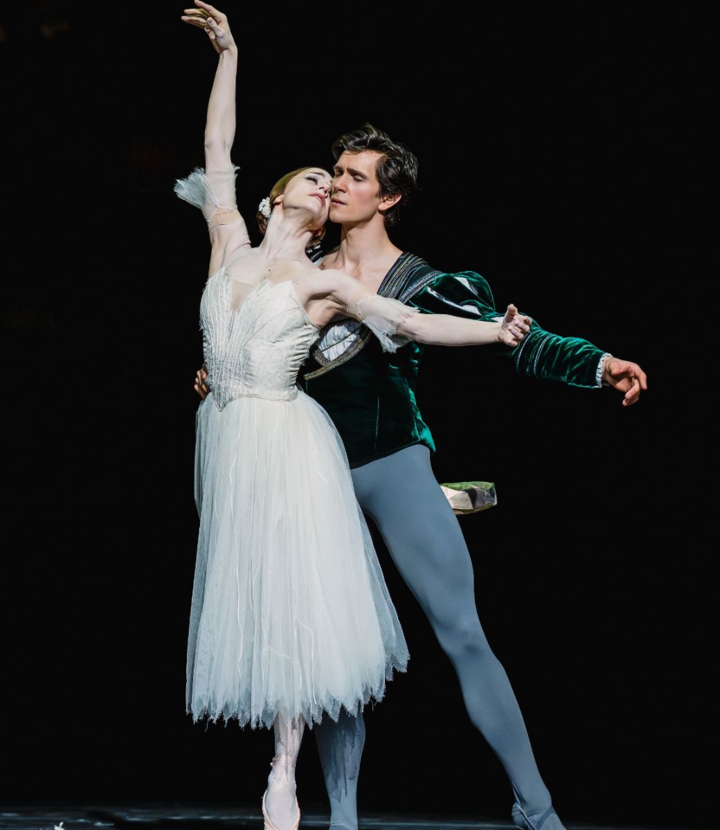 Marianela N&uacute;&ntilde;ez as Giselle and William Bracewell as Albrecht in Sir Peter Wright's <i>Giselle</i> &copy; 2026 Helen Maybanks