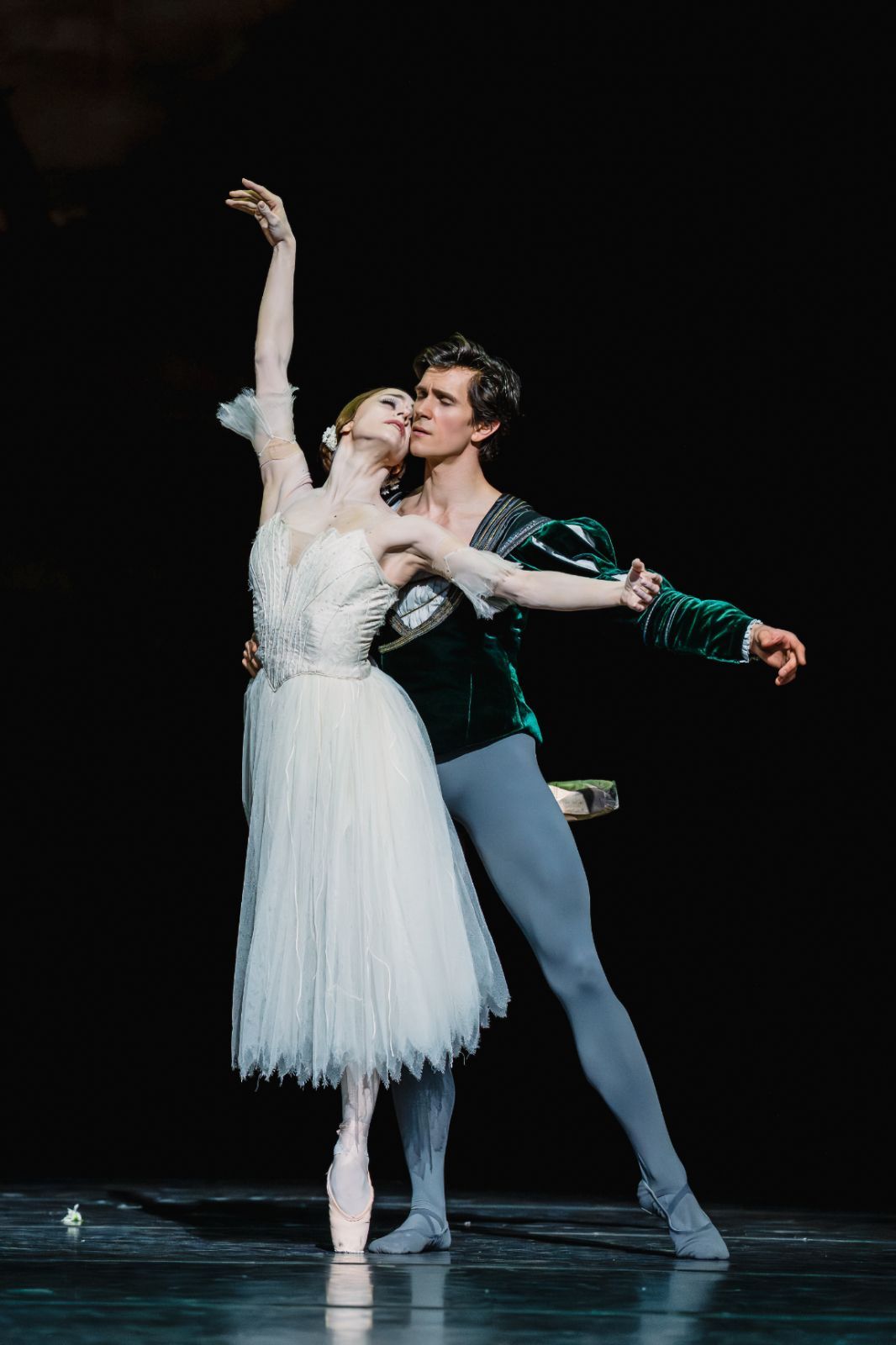 Marianela Núñez as Giselle and William Bracewell as Albrecht in Sir Peter Wright's <i>Giselle</i> &copy; 2026 Helen Maybanks
