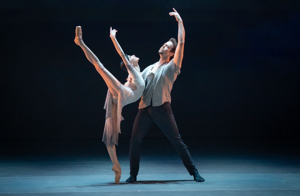 Luc&iacute;a Lacarra and Matthew Golding in <i>Finding Light</i> &copy; Jack Devant