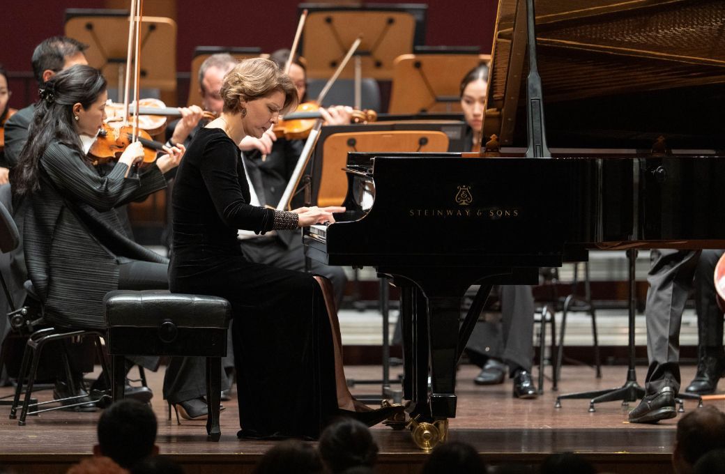 Polina Osetinskaya and the Singapore Symphony Orchestra &copy; Yoricko Liu | Singapore Symphony Orchestra