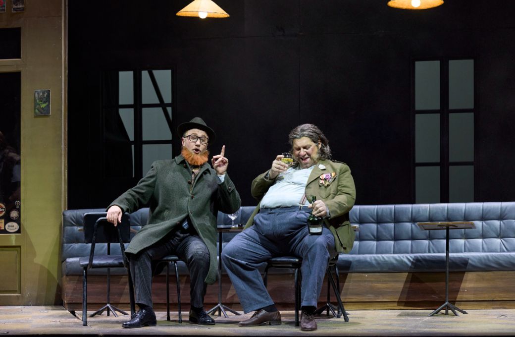 Ernesto Petti (Ford) and Luca Salsi (Falstaff) © Luciano Romano