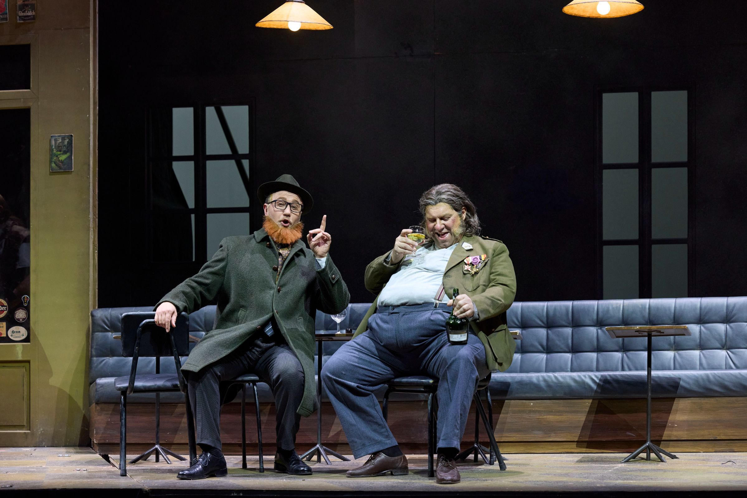Ernesto Petti (Ford) and Luca Salsi (Falstaff) © Luciano Romano