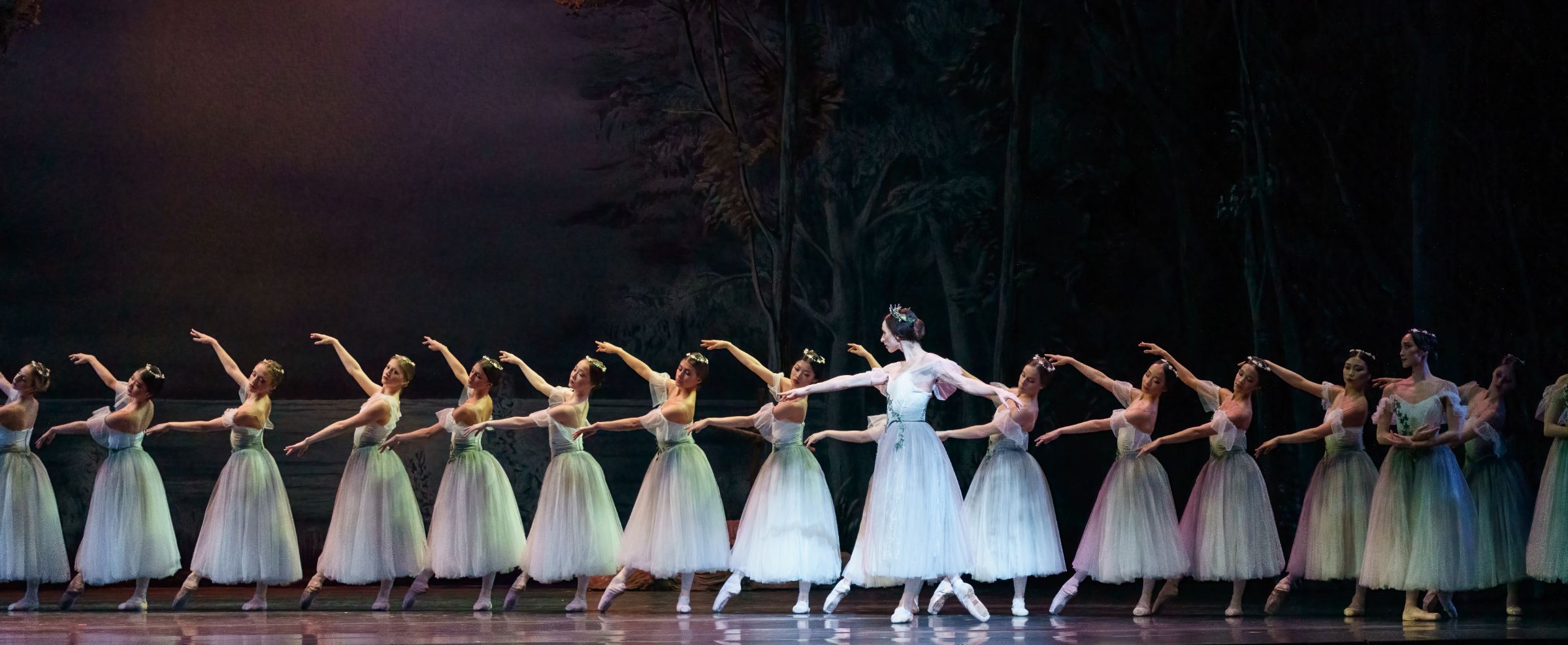 Atlanta Ballet in Act 2 of Gennadi Nedvigin's <i>Giselle</i> &copy; Kim Kenney
