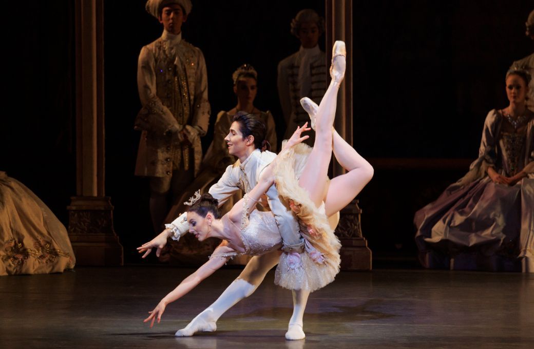Tiler Peck and Roman Mejia in Peter Martins&rsquo; <i>The Sleeping Beauty</i> &copy; Erin Baiano