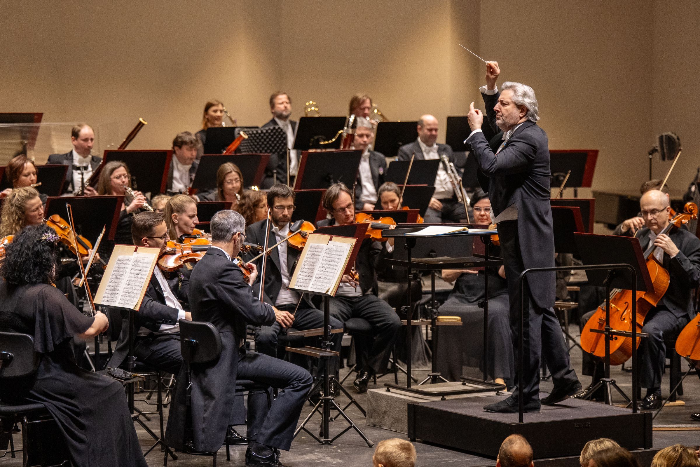 Daniel Raiskin conducts the Czech Janáček Philharmonic Orchestra © Petr Hrubeš