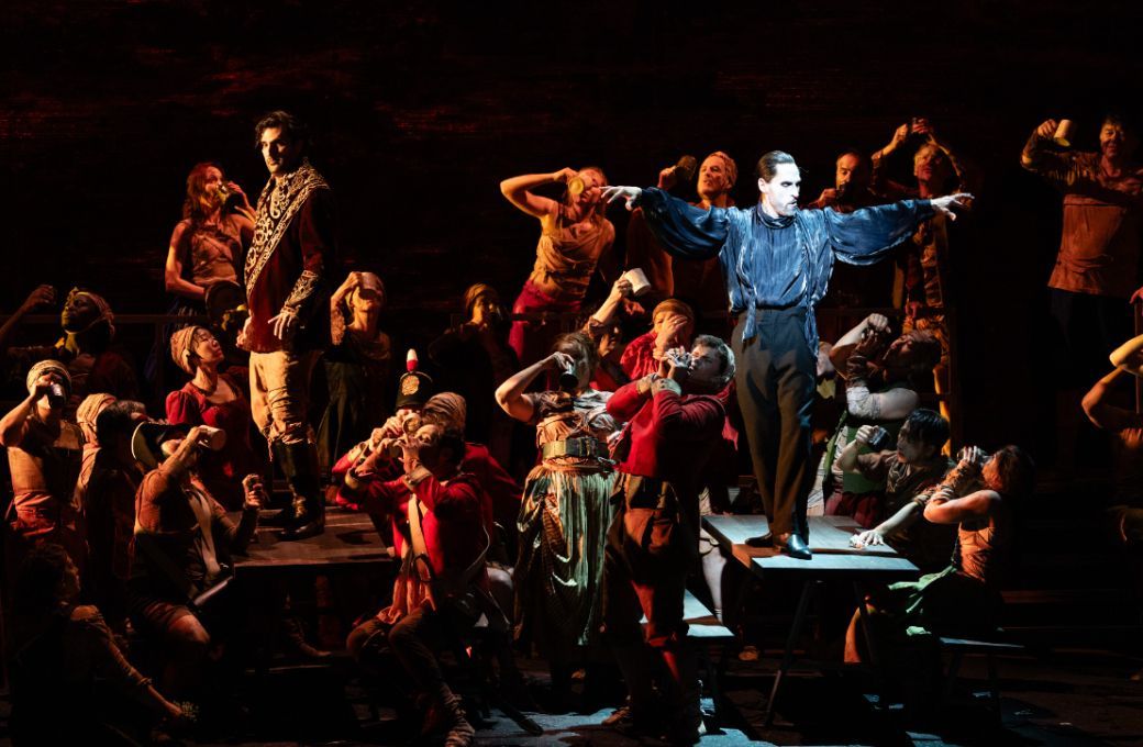 Jonathan Tetelman (Faust) und Kyle Ketelsen (M&eacute;phistoph&eacute;l&egrave;s) &copy; Geoffroy Schied