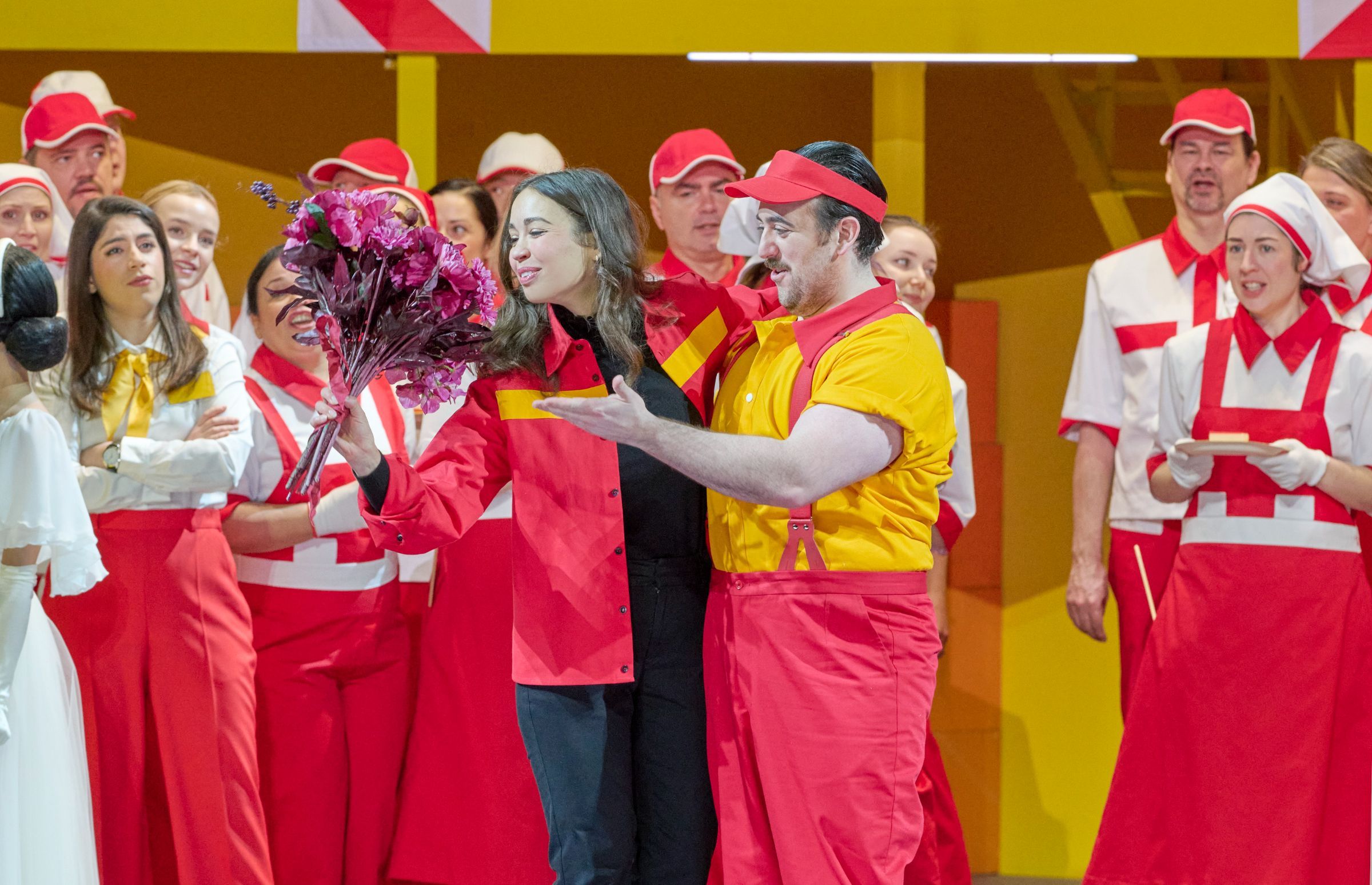 Nadine Sierra (Luisa) und Freddie de Tommaso (Rodolfo) © Wiener Staatsoper | Michael Pöhn