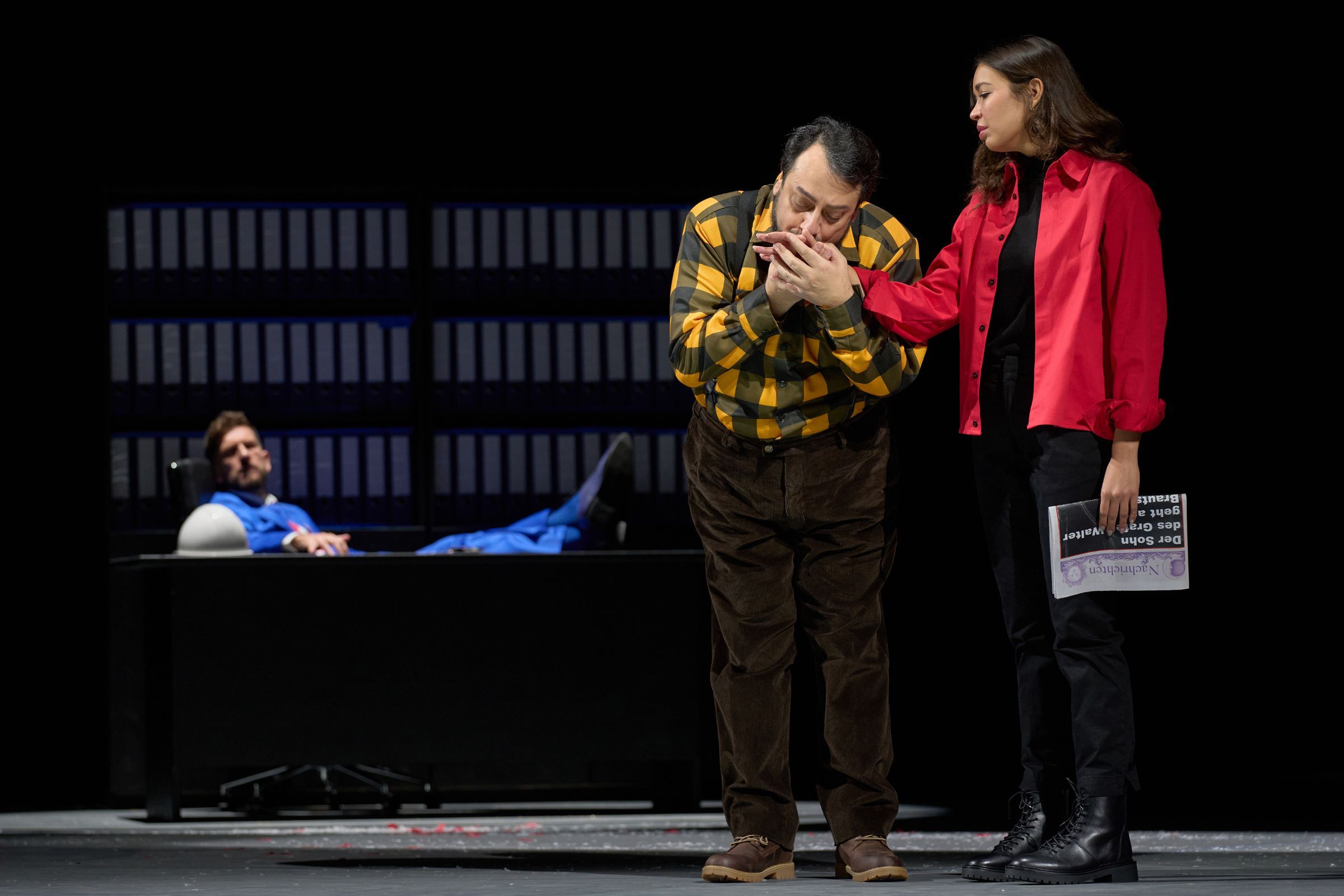 Marko Mimica (Wurm), George Petean (Miller) und Nadine Sierra (Luisa) © Susanne Hassler-Smith