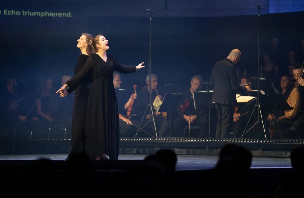 Jasmin Binde in <i>The Fairy Queen</i> with Laura Hemingway and Georgian Chamber Orchestra Ingolstadt © Audi AG