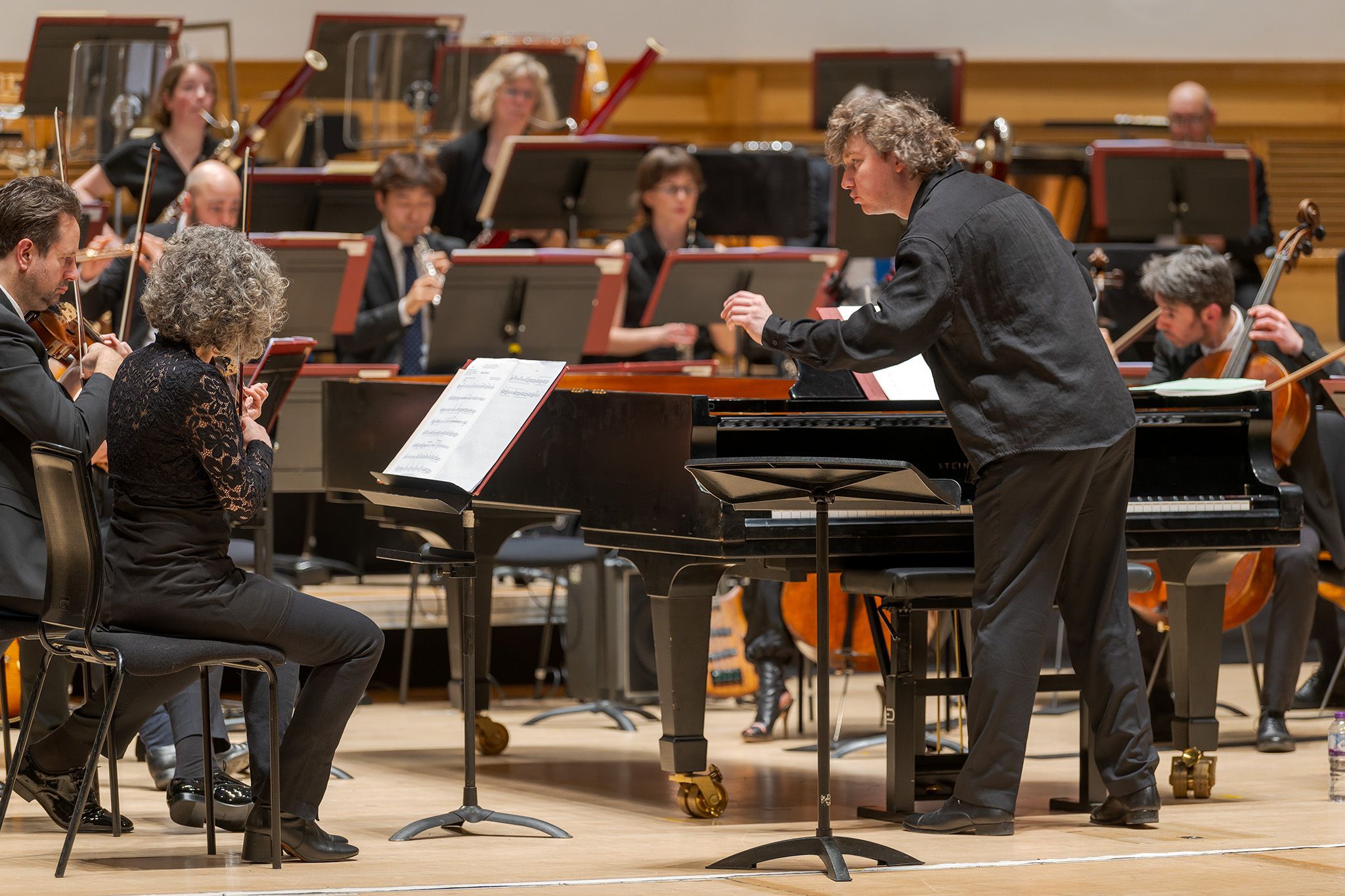 Maxim Emelyanychev directs the Scottish Chamber Orchestra &copy; Christopher Bowen