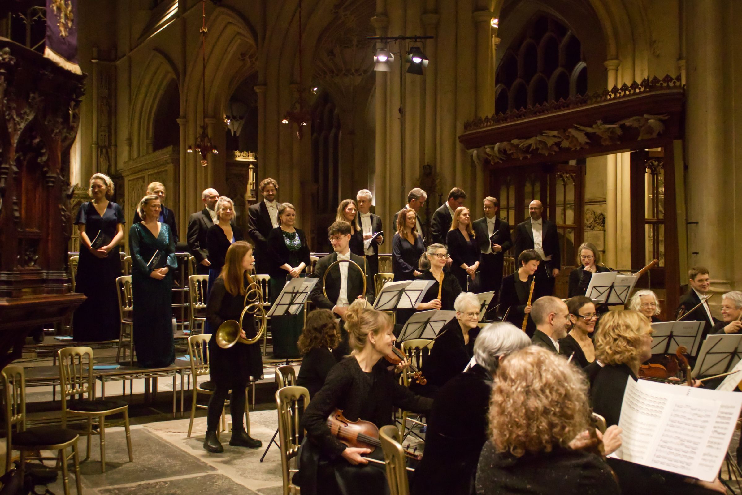 The Sixteen Choir and Orchestra in Bath Abbey &copy; Angharad Harris