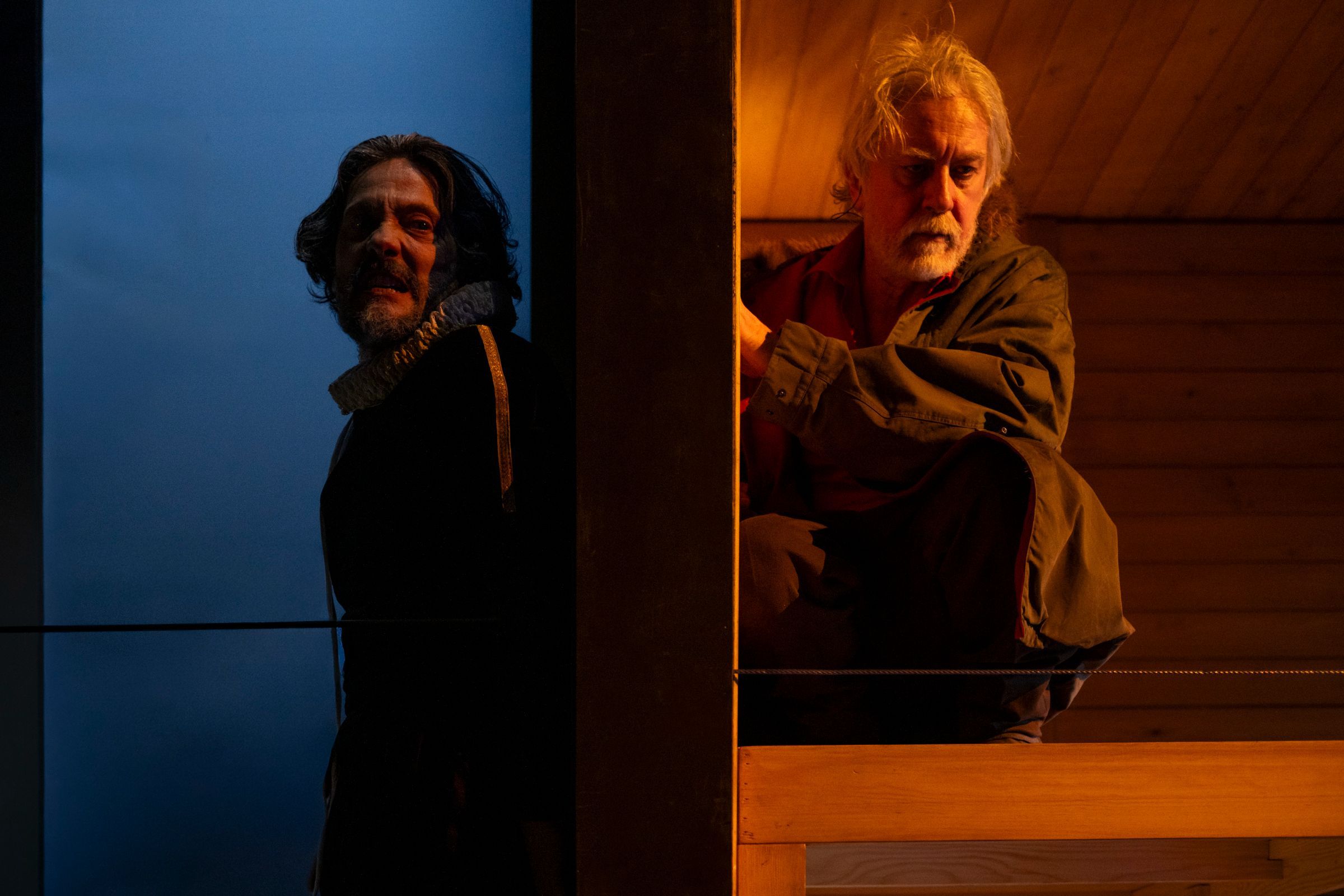 Patrizio Cigliano (Ugolino) and Tommaso Ragno (Dante) &copy; Fabrizio Sansoni | Teatro dell’Opera di Roma