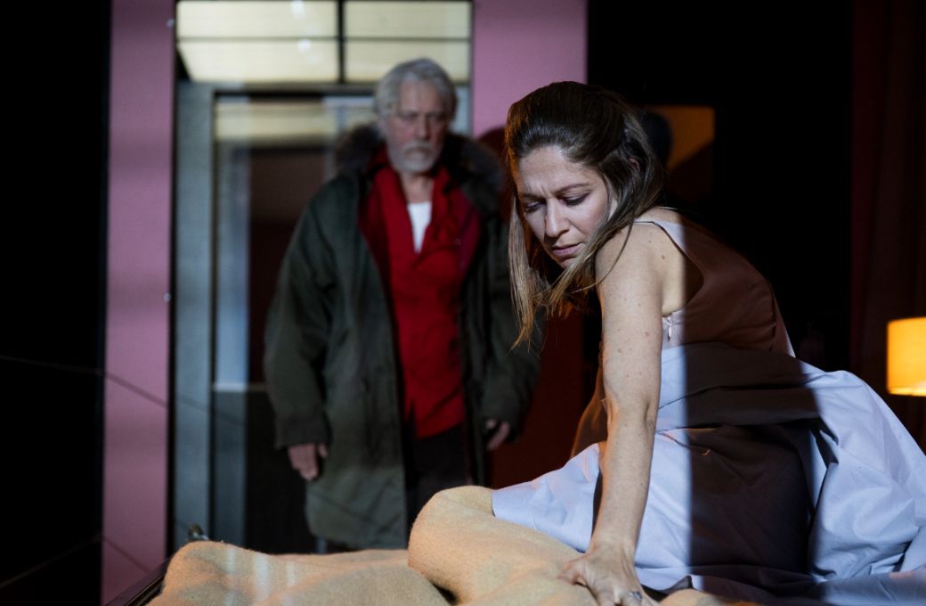 Tommaso Ragno (Dante) and Laura Catrani (Francesca) &copy; Fabrizio Sansoni | Teatro dell&rsquo;Opera di Roma