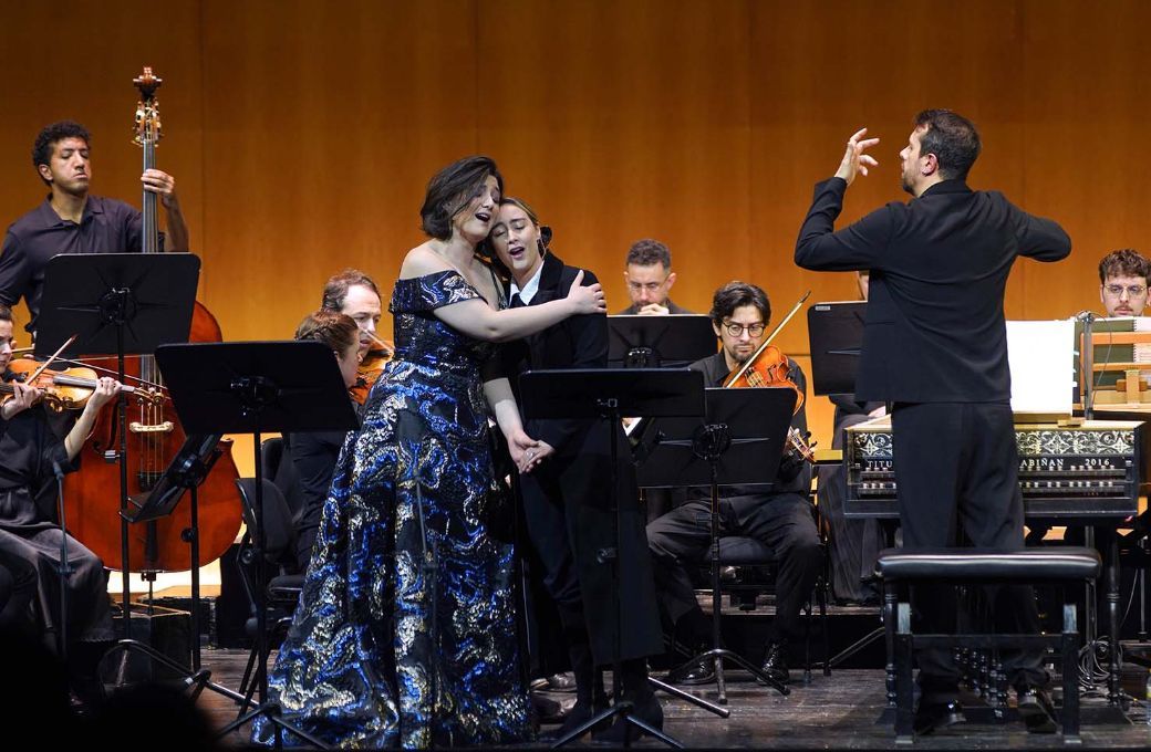 Beth Taylor (Cornelia), Rebecca Leggett (Sesto), Il Pomo d'Oro y Francesco Corti &copy; Javier del Real | Teatro Real