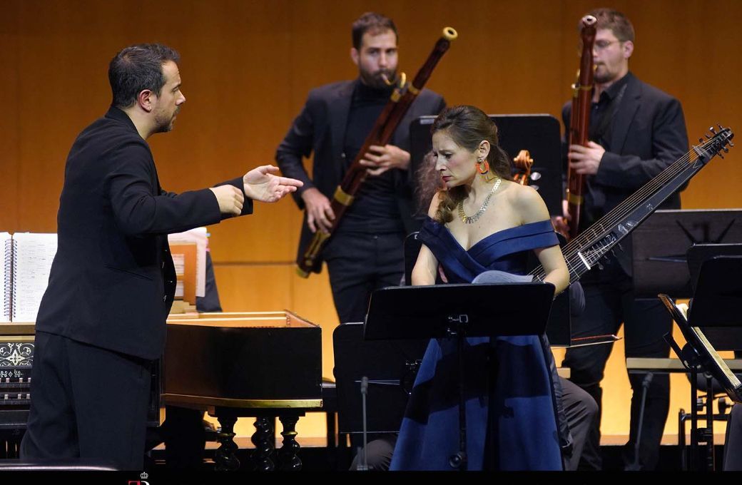 Francesco Corti (director) y Sabine Devieilhe (Cleopatra) &copy; Javier del Real | Teatro Real