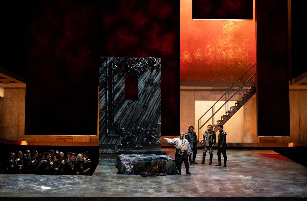 Lawrence Brownlee (Duke of Mantua) &copy; Rikimaru Hotta | New National Theatre, Tokyo