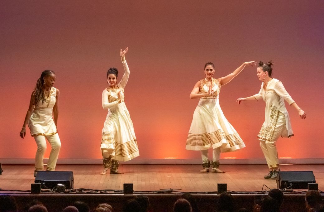 Dormeshia, Rachna Nivas, Rukhmani Mehta and Michelle Dorrance in <i>Speak</i> © Richard Termine
