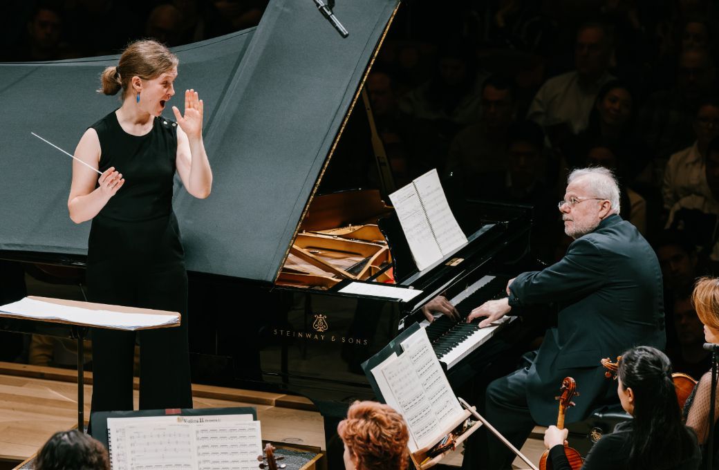 Mirga Gražinytė-Tyla and Emanuel Ax &copy; Fadi Kheir