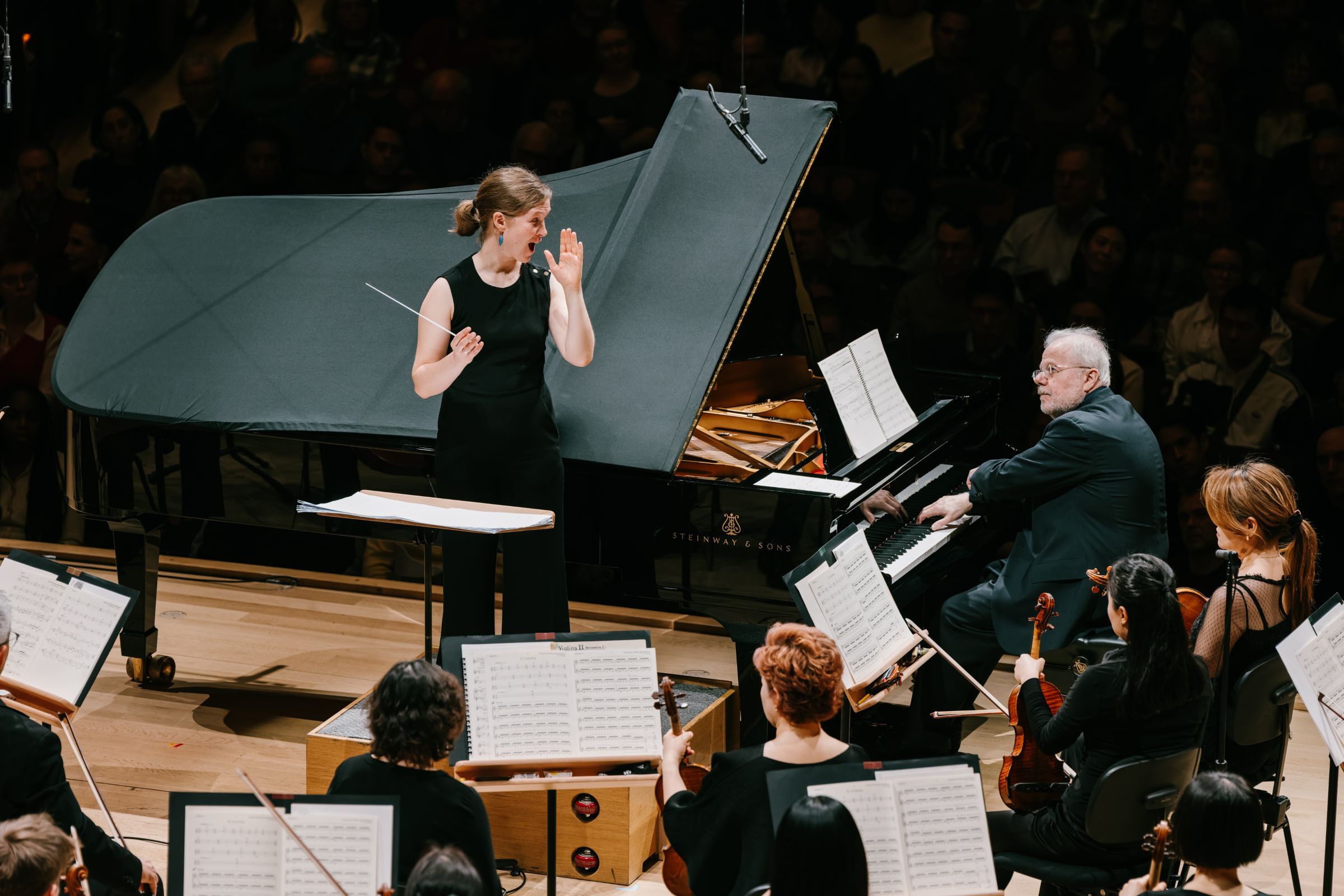 Mirga Gražinytė-Tyla and Emanuel Ax &copy; Fadi Kheir