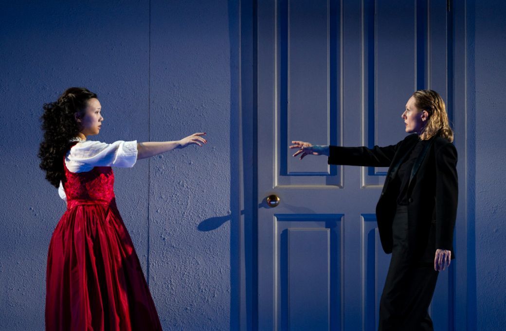 Ziyi Dai (Zerbinetta) and Angela Brower (Composer) &copy; Fabrizio Sansoni | Teatro dell&rsquo;Opera di Roma
