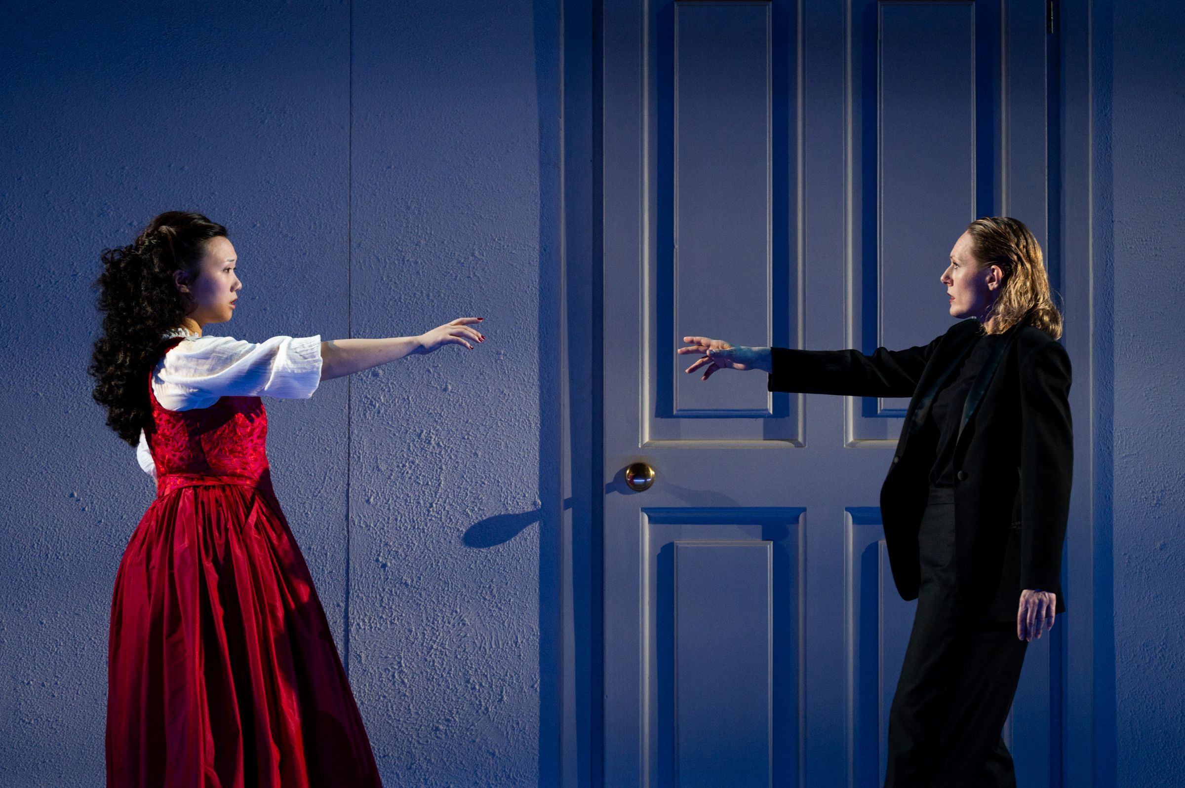 Ziyi Dai (Zerbinetta) and Angela Brower (Composer) &copy; Fabrizio Sansoni | Teatro dell’Opera di Roma