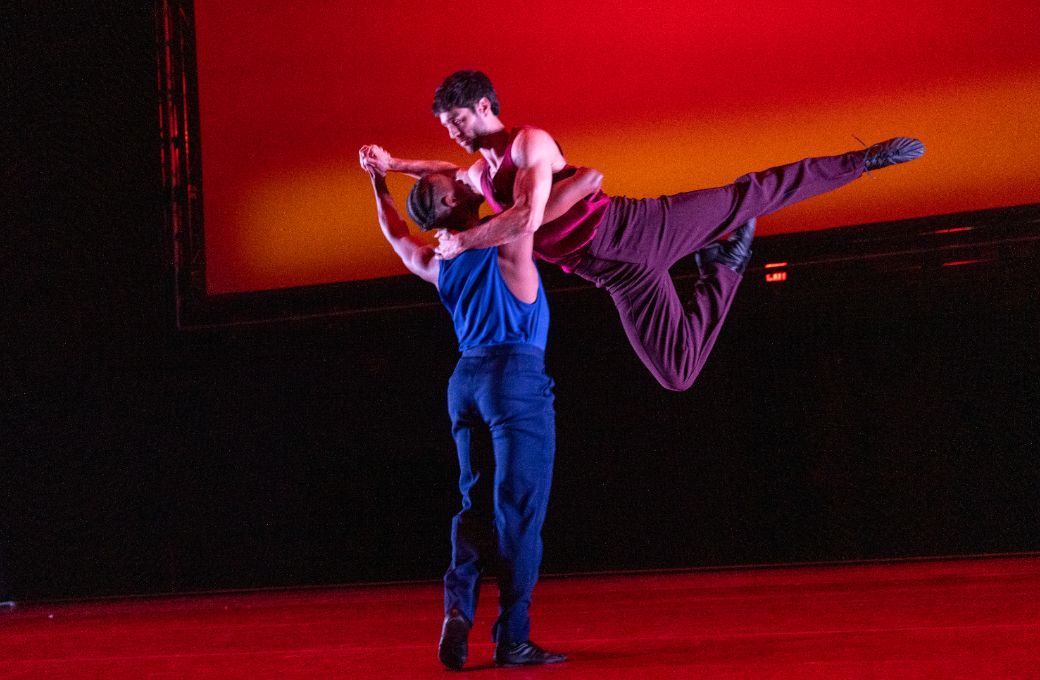 David Adrian Freeland Jr and Morgan Lugo in Benjamin Millepied&rsquo;s <i>Romeo &amp; Juliet Suite</i> &copy; Stephanie Berger