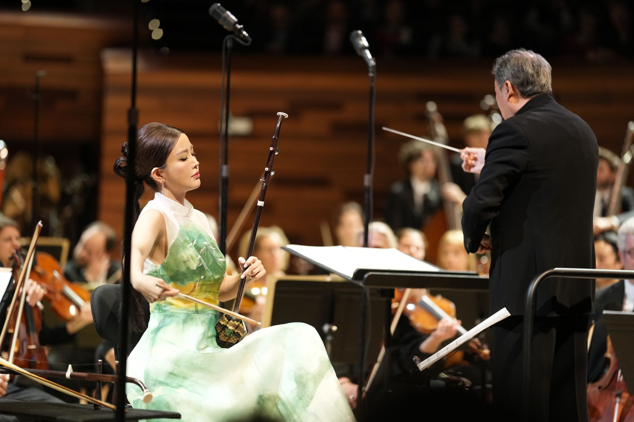 Lu Yiwen, Yu Long et l'Orchestre Philharmonique de Radio France © Christophe Abramowitz / Radio France