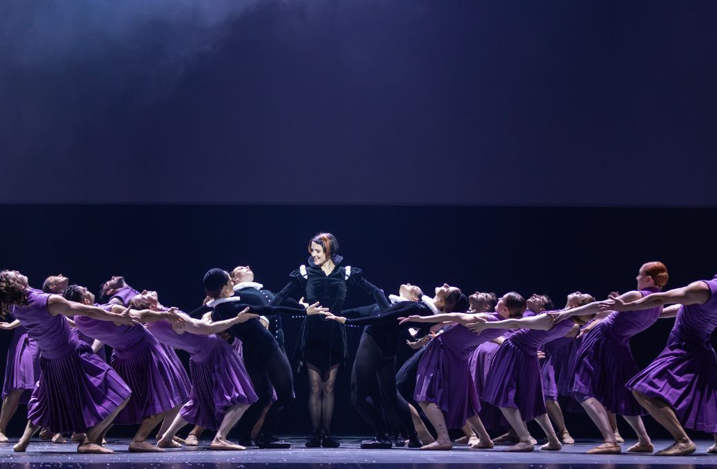 Roseanna Leney as Mary in Sophie Laplane&rsquo;s <i>Mary, Queen of Scots</i> with Scottish Ballet &copy; Andy Ross