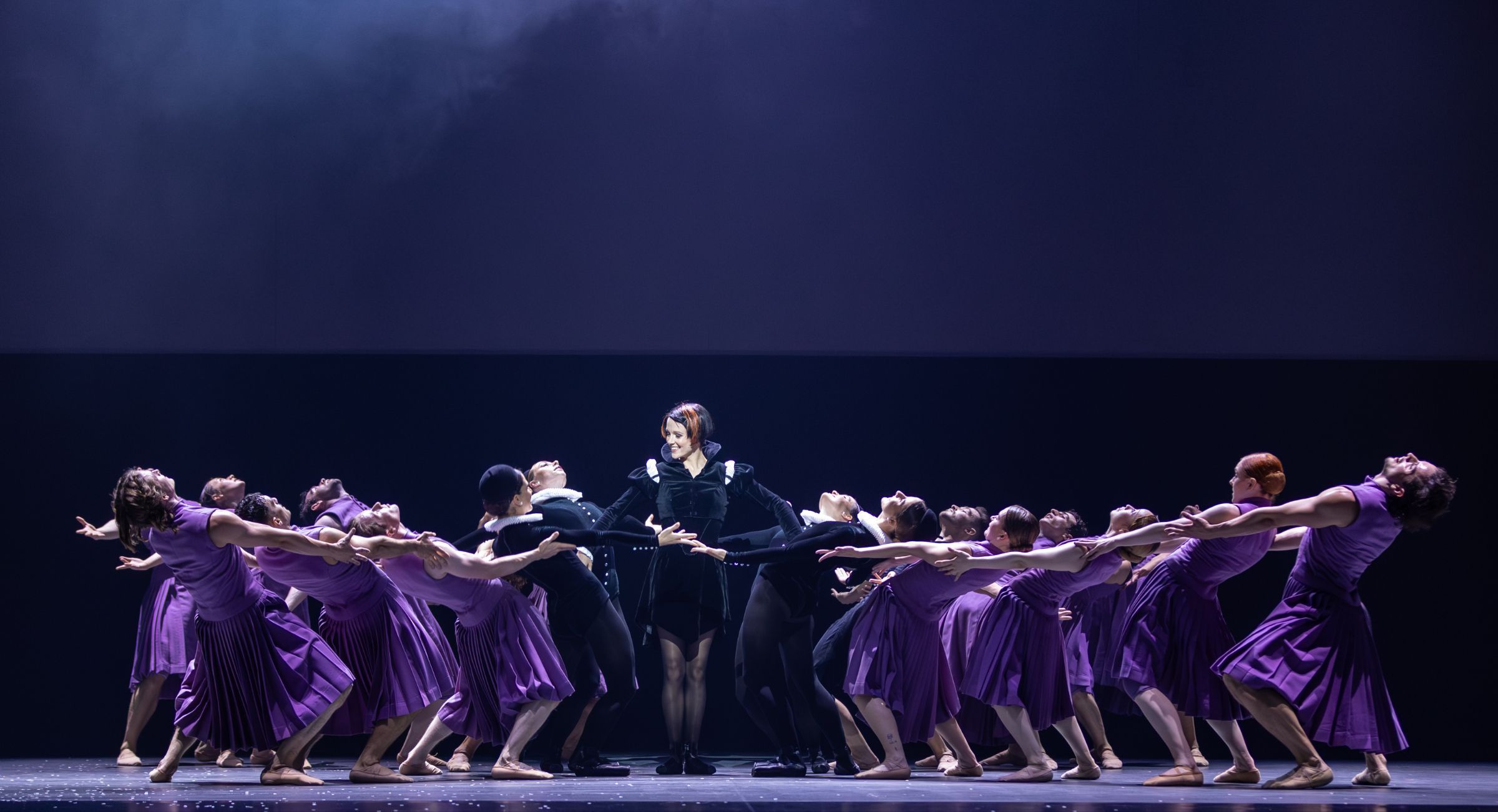 Roseanna Leney as Mary with Scottish Ballet in Sophie Laplane’s <i>Mary, Queen of Scots</i> &copy; Andy Ross