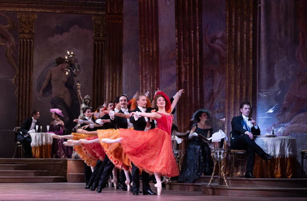 Artists of Philadelphia Ballet in Ronald Hynd's <i>The Merry Widow</i> &copy; Alexander Iziliaev