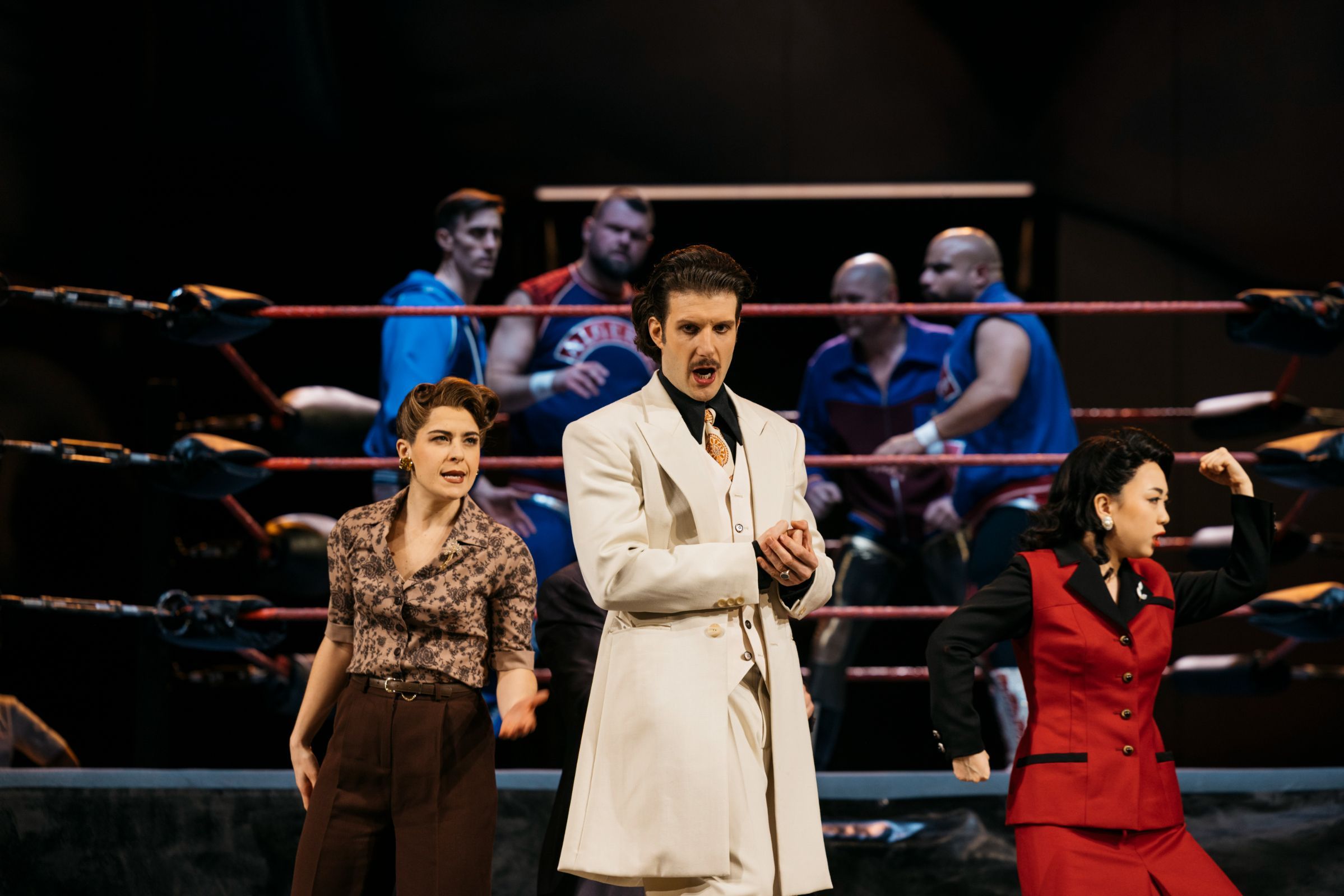 Arianna Manganello (Zulma), Tommaso Barea (Mustafà) and Hye-Young Moon (Elvira) &copy; Eike Walkenhorst