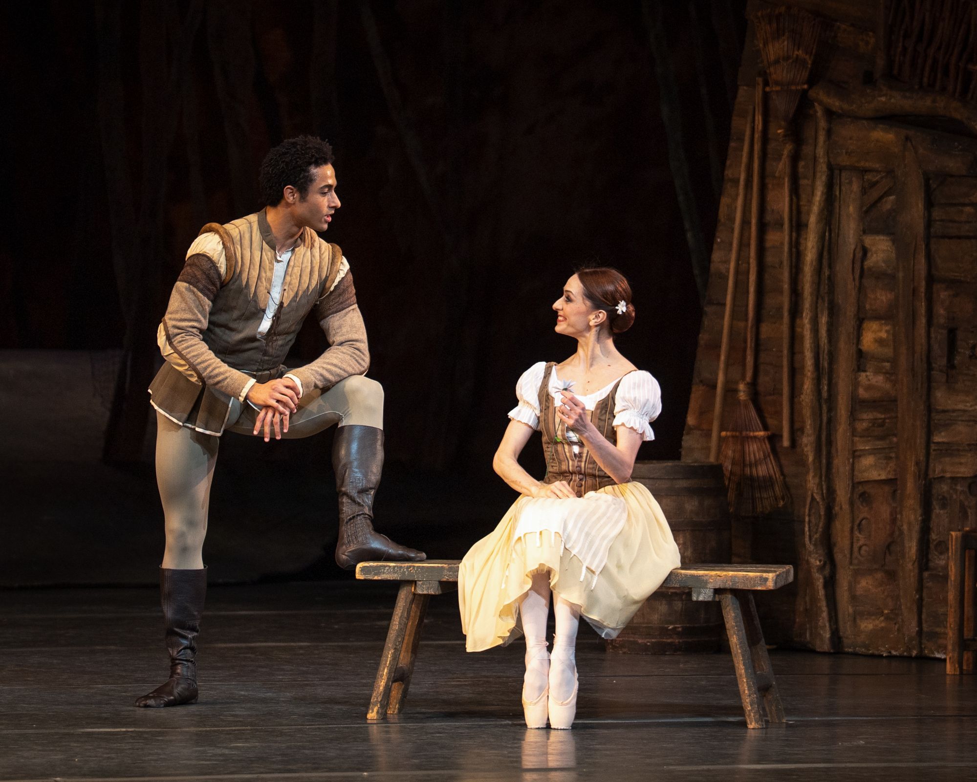 Patricio Revé as Albrecht and Marianela Núñez as Giselle in Peter Wright's <i>Giselle</i> &copy; 2026 RBO, Andrej Uspenski