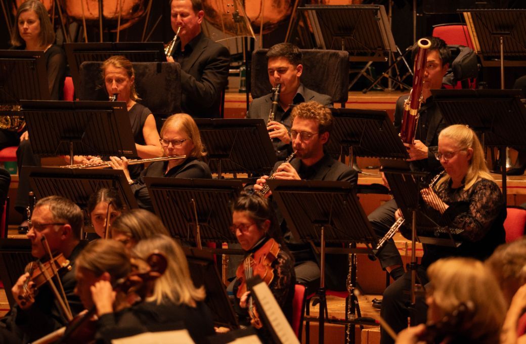 Oli Janes with woodwind colleagues of the CBSO &copy; Jude Radley